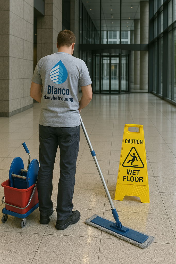 Reinigung in Gebäude
